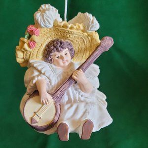 4 bundle vtg Maud Humphrey Xmas ornaments w COA